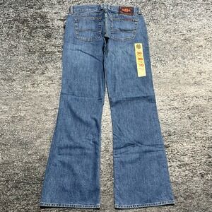 NWT Vintage Lucky Brand Jeans Mid Rise Flare Womens 10 (30x32) Blue 90s Y2K